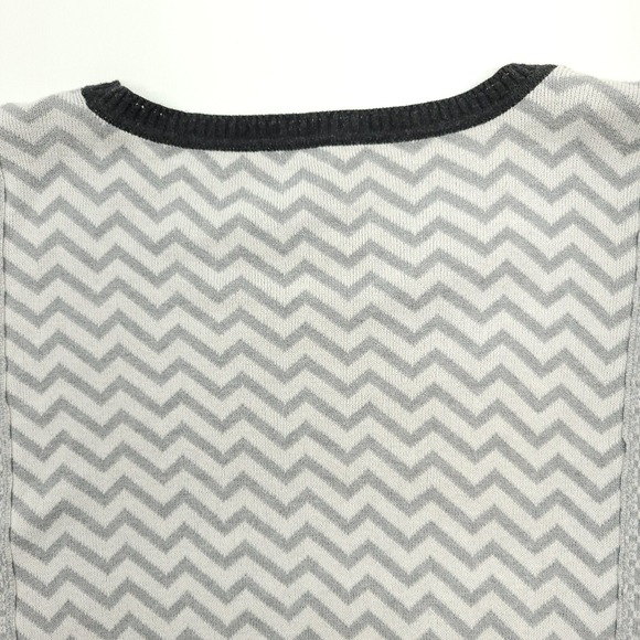 Anthropologie Margaret O'Leary Oversized Sweater Womens M Geometric Cotton - Picture 9 of 13